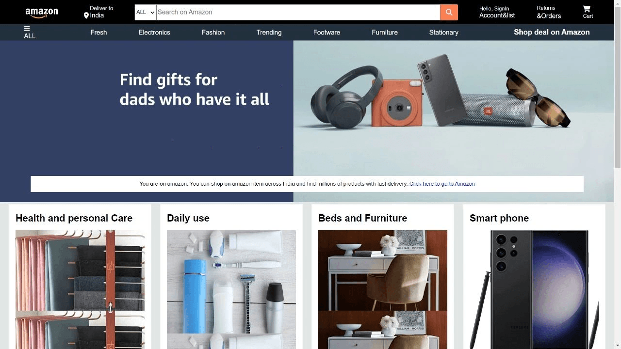 AmazonClone ā Full-stack build