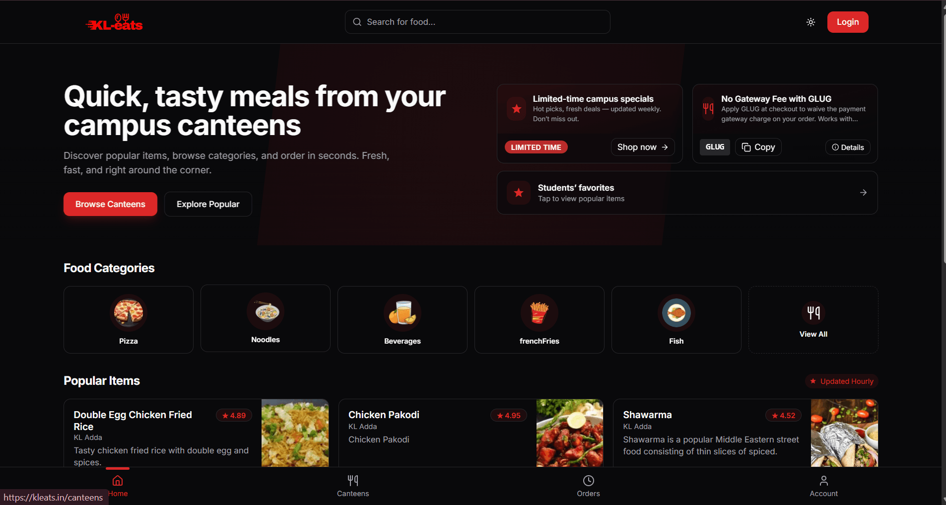 Kleats ā Campus Pre-Ordering